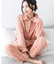 ふんわり軽くて暖かいmemory fleece (メモリーフリース)ベーシックなパジャマデザイン 「メモリーフリース 全開上下セット」 全開上下セット