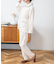 ふんわり軽くて暖かいmemory fleece (メモリーフリース)ベーシックなパジャマデザイン 「メモリーフリース 全開上下セット」 全開上下セット