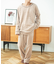 ふんわり軽くて暖かいmemory fleece (メモリーフリース)さっと被れるプルオーバー 「メモリーフリース かぶり上下セット」 かぶり上下セット