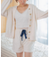 ふんわり軽くて暖かいmemory fleece (メモリーフリース)カーディガン＆ショートパンツ 「メモリーフリース 全開上下セット」 全開上下セット