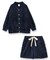 ふんわり軽くて暖かいmemory fleece (メモリーフリース)カーディガン＆ショートパンツ 「メモリーフリース 全開上下セット」 全開上下セット