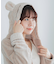 ふんわり軽くて暖かいmemory fleece (メモリーフリース)アニマル耳付がキュートなフーディー上下セット 「メモリーフリース 全開上下セット」 全開上下セット