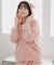 ふんわり軽くて暖かいmemory fleece (メモリーフリース)アニマル耳付がキュートなフーディー上下セット 「メモリーフリース 全開上下セット」 全開上下セット