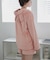 ふんわり軽くて暖かいmemory fleece (メモリーフリース)アニマル耳付がキュートなフーディー上下セット 「メモリーフリース 全開上下セット」 全開上下セット