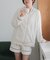 ふんわり軽くて暖かいmemory fleece (メモリーフリース)アニマル耳付がキュートなフーディー上下セット 「メモリーフリース 全開上下セット」 全開上下セット