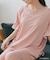 ≪tororelax とろリラ≫ フレア袖 プルオーバー＆クロップドパンツ セットアップ 「とろリラ かぶり上下セット」 かぶり上下セット