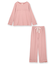 ≪tororelax とろリラ≫ 胸元タック長袖プルオーバー＆リラックスロングパンツ セットアップ 「とろリラ かぶり上下セット」 かぶり上下セット