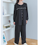 ≪tororelax とろリラ≫ 前開き長袖シャツ＆イージーロングパンツ セットアップ 「とろリラ 全開上下セット」 全開上下セット