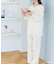 ≪tororelax とろリラ≫ 前開き長袖シャツ＆イージーロングパンツ セットアップ 「とろリラ 全開上下セット」 全開上下セット