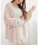 ふわふわ＆さらさらの極上手触りユニセックスが嬉しい楽ちんニット 「パウダーもこ ガウン」 ガウン