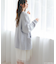 ふわふわ＆さらさらの極上手触りユニセックスが嬉しい楽ちんニット 「パウダーもこ ガウン」 ガウン