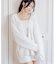 ふわふわ＆さらさらの極上手触りユニセックスが嬉しい楽ちんニット 「パウダーもこ ガウン」 ガウン
