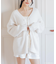 ふわふわ＆さらさらの極上手触りユニセックスが嬉しい楽ちんニット 「パウダーもこ ガウン」 ガウン