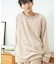 もこもこ パジャマ メンズ ルームウェア あったか 冬用 モコモコ 着る毛布「メモリーフリース」かぶり上下セット
