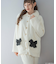 もこもこ パジャマ ルームウェア レディース 冬 あったか モコモコ リボン 着る毛布「メモリーフリース」
