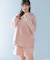 もこもこ ショートパンツ ルームウェア パジャマ レディース 冬 あったか 前開き モコモコ 着る毛布「メモリーフリース」