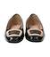 【BRIDGET BIRKIN】スクエアバックルフラットシューズ