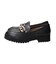 【INTER-CHAUSSURES】ラウンドトウチェーンローファー