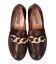 【INTER-CHAUSSURES】ラウンドトウチェーンローファー