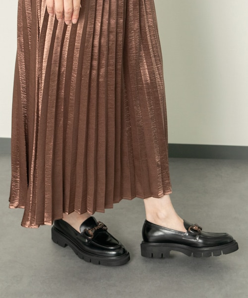 LUCA GROSSI】ワントーンビットローファー｜ブリジット バーキンの通販