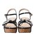 【BRIDGET BIRKIN】バックルビジューコルクウエッジサンダル