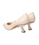【CARRANO】デザインヒールポインテッドトゥパンプス