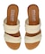 《新色入荷》【ITALIAN SHOEMAKERS】ラインストーン2本ベルトミュールサンダル