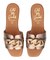 【Oh my Sandals】ローヒールチェーンミュールサンダル