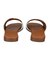 【Oh my Sandals】スクエアトウフラットレザーサンダル