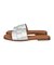 【Oh my Sandals】スクエアトウフラットレザーサンダル