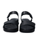 【Oh my Sandals】ベルクロローヒールサンダル