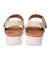 【Oh my Sandals】ベルクロローヒールサンダル