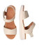 【Oh my Sandals】ベルクロローヒールサンダル