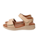 【Oh my Sandals】ベルクロローヒールサンダル