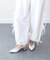 【INTER-CHAUSSURES】ポインテッドトウVカットバックバンド