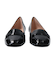 【INTER-CHAUSSURES】スクエアトウフラットモカシューズ