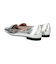 【INTER-CHAUSSURES】スクエアトウフラットモカシューズ