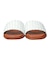 【Oh my Sandals】レザーメッシュフラットサンダル