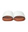 【Oh my Sandals】レザーメッシュフラットサンダル