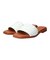 【Oh my Sandals】レザーメッシュフラットサンダル