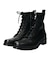 【FABIO RUSCONI】ラウンドトウレースアップショートブーツ 