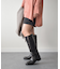 【CORSO ROMA，9】バックジップローヒールロングブーツ