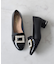 【BRIDGET BIRKIN】バックルビジューヒールアップローファー