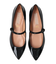 【INTER-CHAUSSURES】ポインテッドストラップフラットパンプス 
