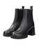 【INTER-CHAUSSURES】チャンキーヒールストームサイドゴアブーツ 