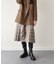 【INTER-CHAUSSURES】ラウンドトウバックストレッチロングブーツ 