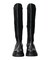 【INTER-CHAUSSURES】ラウンドトウバックストレッチロングブーツ 
