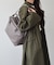 【RIPANI】シュリンクレザーハンドバッグ