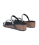 【ITALIAN SHOEMAKERS】ダブルラインストーンクッションインソールサンダル(952210)