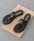 【ITALIAN SHOEMAKERS】スクエアメタルトングミュール(952320)